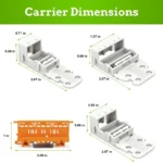 WAGO 221 Series 19pc Mounting Carrier 12AWG Assortment - Image 3