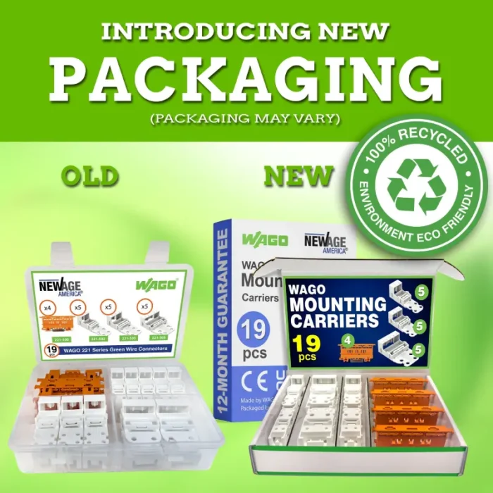 WAGO 221 Series 19pc Mounting Carrier 12AWG Assortment - Image 5