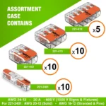 WAGO 221 Series 35pc Compact Splicing Wire Connectors Assortment - Image 2
