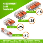 WAGO 221 Series 90pc Compact Splicing Wire Connectors Assortment - Image 2