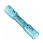 New Age America HDPE Heat Shrink Butt Connector 16-14 AWG, Blue - 2,000PCS Bulk Pack
