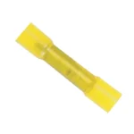 New Age America HDPE Heat Shrink Butt Connector 12-10 AWG, Yellow - 1,500PCS Bulk Pack