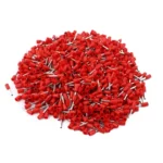 New Age America Wire Ferrules Insulated 18 AWG, Red - 1,000PCS Bulk Pack - Image 2