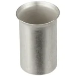 New Age America Wire Ferrules Uninsulated 1/0 AWG - 100PCS Bulk Pack