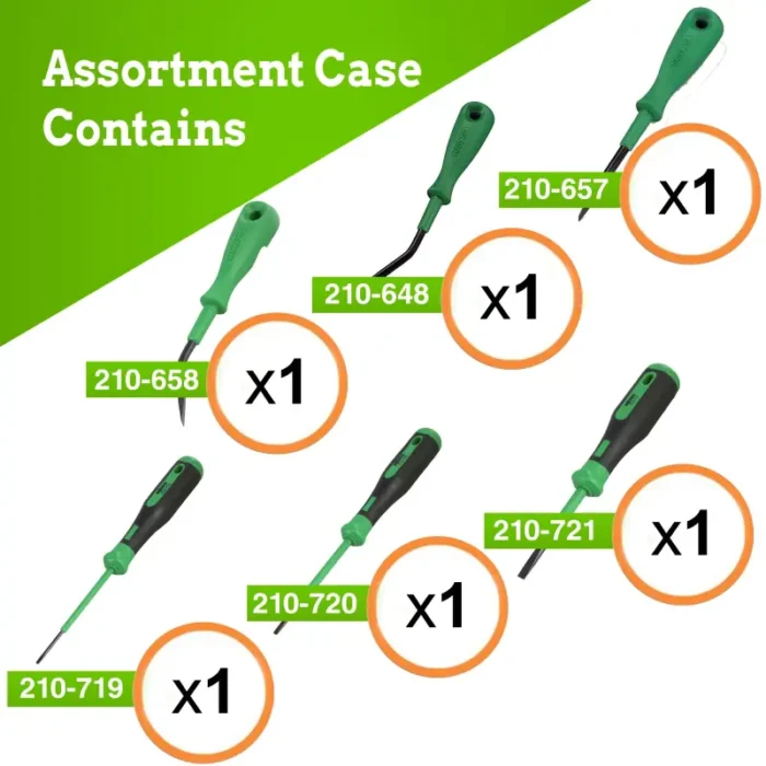 WAGO 210 Series 6pc Operating Tool Assortment - Image 2