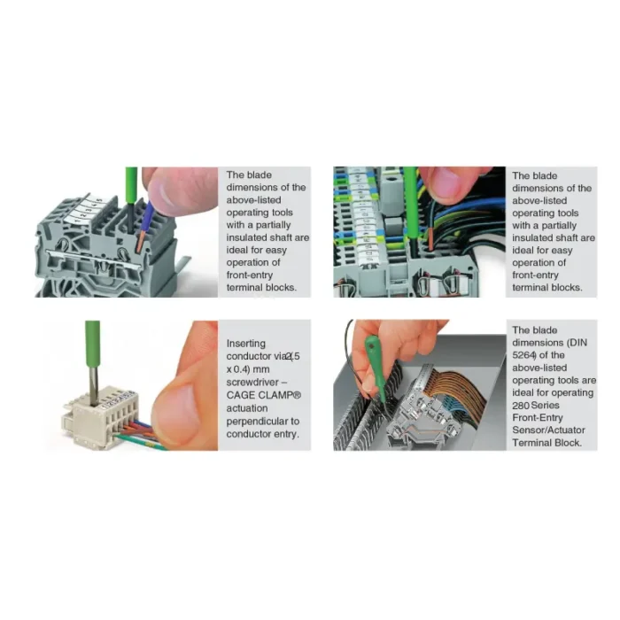 WAGO 210 Series 6pc Operating Tool Assortment - Image 5