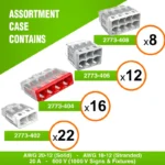WAGO 2773 Series 58pc Push In Compact Splicing Wire Connectors Assortment - Image 2
