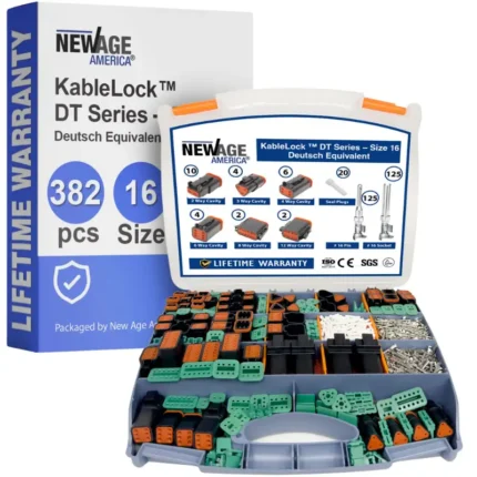New Age America 382 PCS Deutsch DT Equivalent - Black - KableLock