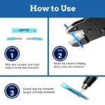 New Age America HDPE Heat Shrink Butt Connector 22-18 AWG, Red - 2,500PCS Bulk Pack - Image 6