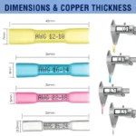 New Age America HDPE Heat Shrink Butt Connector 22-18 AWG, Red - 2,500PCS Bulk Pack - Image 5