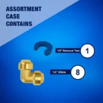 New Age America 9 PCS 1/2" Push-Fit - Elbow - AquaFlow 360 - Image 2
