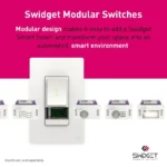 Swidget S16008WA Dry Contact Timer Switch, 20/40/60 Minute Programmable Wall Control Module - Image 2