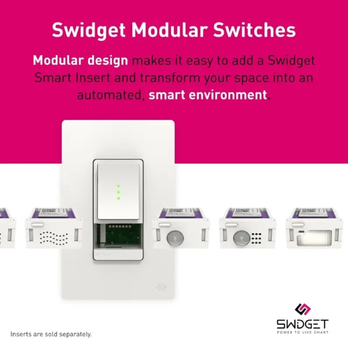 Swidget S16008WA Dry Contact Timer Switch, 20/40/60 Minute Programmable ...