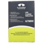 Pyramex LCT100 Safety Lens Cleaning Towelettes, Individually Packaged, Anti-Fog & Anti-Static Wipes - Pack of 100 - Image 2
