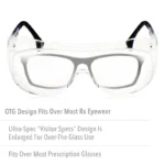 Honeywell Uvex S0112C Ultra-Spec 2001 Clear Safety Glasses With Clear Anti-Fog Lens - Image 2