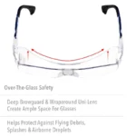 Honeywell Uvex S0112C Ultra-Spec 2001 Clear Safety Glasses With Clear Anti-Fog Lens - Image 5