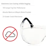 Honeywell Uvex S0112C Ultra-Spec 2001 Clear Safety Glasses With Clear Anti-Fog Lens - Image 3