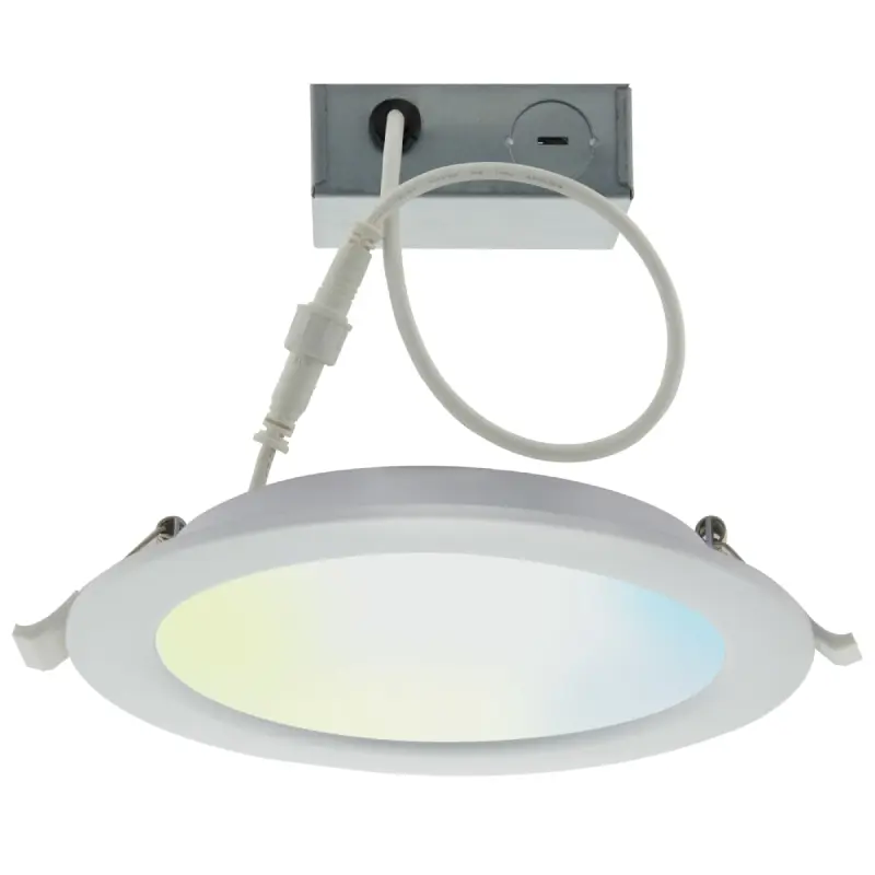 S11261 Satco S11261 10W LED 4" Round Starfish Downlight - White - Integrated Base - Image 1