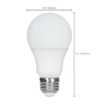 Satco S11406 9.8 Watt; A19 LED; 2700K; Medium base; 220 deg. Beam Angle;120 Volt - Image 3