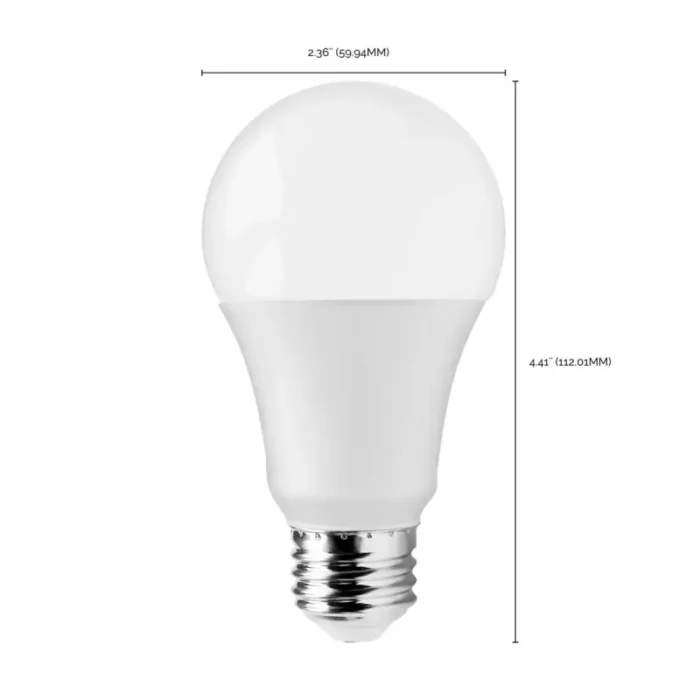 Satco S11437 - 12 Watt A19 LED; 3000K; 75 Watt Replacement; Medium base; 220 deg. Beam Angle; 10-Pack - Image 3