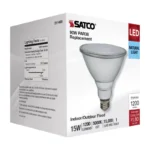 Satco S11488 - 15 Watt PAR38 LED; 5000K; Medium Base; 120-277 Volt; 90 CRI