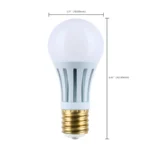 Satco S11490R1 10W/22W/33W LED PS25 3-Way Lamp - 2700K - Mogul E39d Base - Image 3