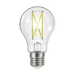 Satco S12414 8 Watt LED A19; Clear; Medium Base; 2700K; 90 CRI; 120 Volt - Image 2