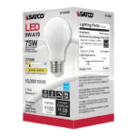 Satco S12426 - 11 Watt LED A19; Soft White; Medium Base; 2700K; 90 CRI; 120 Volt