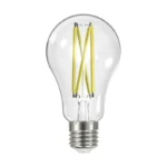 Satco S12431 - 12.5 Watt LED A19; Clear; Medium Base; 4000K; 90 CRI; 120 Volt - Image 2
