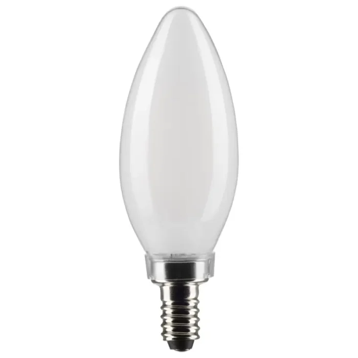 Satco S21278 - 5.5 Watt B11 LED; Frost; Candelabra base; 90 CRI; 2700K; 120 Volt - Image 2