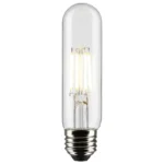 Satco S21344 5.5 Watt T10 LED; Clear; Medium base; 90 CRI; 2700K; 120 Volt - Image 3