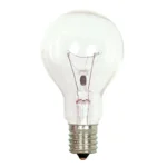 Satco S2744 40 Watt A15 Incandescent; Clear; Appliance Lamp; 1000 Average rated hours; 420 Lumens; Intermediate base; 120 Volt; 2-Card