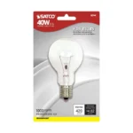 Satco S2744 40 Watt A15 Incandescent; Clear; Appliance Lamp; 1000 Average rated hours; 420 Lumens; Intermediate base; 120 Volt; 2-Card - Image 2