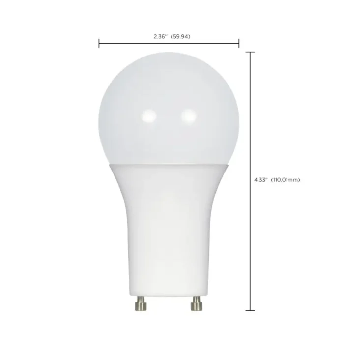 Satco S29814 11 Watt; A19 LED; 2700K; GU24 base; 220 deg. Beam Angle; 120 Volt - Image 3