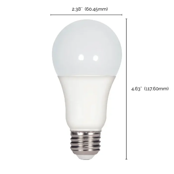 Satco S29816 15 Watt; A19 LED; Frosted; 3000K; Medium base; 220 deg. Beam Angle; 120 Volt - Image 4