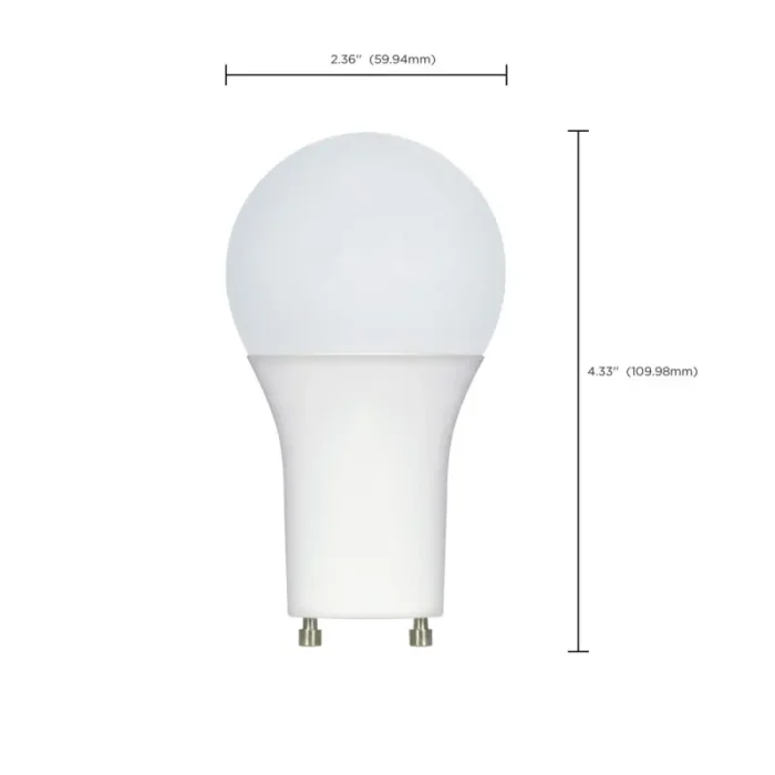 Satco S29840 9.8 Watt; A19 LED; 2700K; GU24 base; 220 deg. Beam Angle; 120 Volt - Image 3