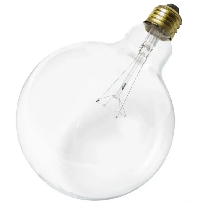Satco S3011 - 40 Watt G40 Incandescent; Clear; 4000 Average rated hours; 300 Lumens; Medium base; 120 Volt - Image 1