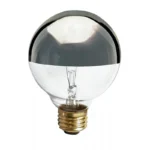 Satco S3862 60 Watt G25 Incandescent; Silver Crown; 1500 Average rated hours; 540 Lumens; Medium base; 120 Volt