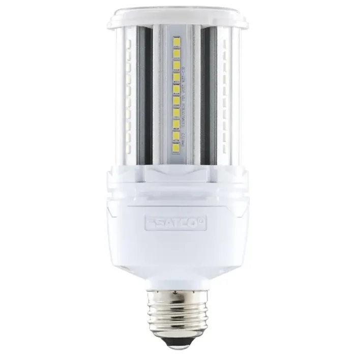 Satco S49391 22 Watt LED HID Replacement; 80 CRI; 5000K; Type B; Ballast Bypass; Medium base; Economy Hi-Pro - Image 1