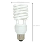 Satco S6275 23W LED A-Shape Lamp 4100K, E26 Base (3-Pack) - Image 3