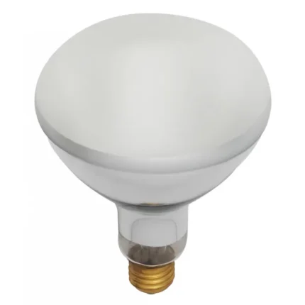 Satco S7006 - 400 Watt BR40 Incandescent; Frost; 2000 Average rated hours; 4000 Lumens; Medium base; 120 Volt