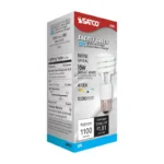 Satco S7222 15W Compact Fluorescent T2 Spiral Lamp - White - E26 Base - Image 2