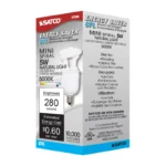 Satco S7266 5W Compact Fluorescent T2 Spiral Lamp - White - E12 Base - Image 2
