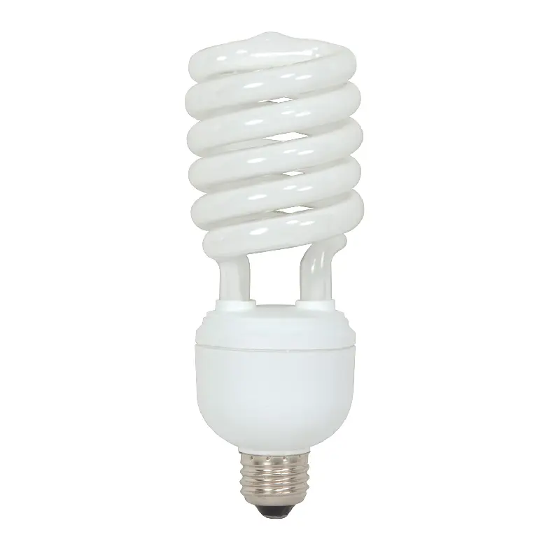 S7334 Satco S7334 40W Compact Fluorescent T4 Spiral Lamp - White - E26 Base - Image 1