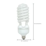 Satco S7339 55W Compact Fluorescent T5 Spiral Lamp - White - E26 Base - Image 3