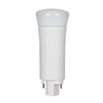 Satco S8537 - 9 Watt LED PL 2-Pin; 3500K; 950 Lumens; G24d base; 50000 Average rated hours; 120 Deg. Beam Angle; Vertical; Type B; Ballast Bypass