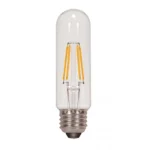 Satco S9580 5 Watt T10 LED; Clear; Medium base; 2700K; 450 Lumens; 120 Volt