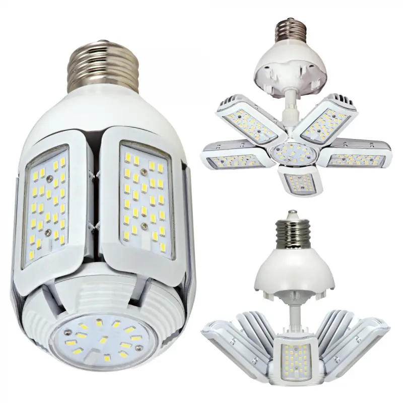 S9752 Satco S9752 - 60 Watt - LED HID Replacement; 5000K; Mogul extended base; Adjustable beam angle; 100-277 Volt - Image 1