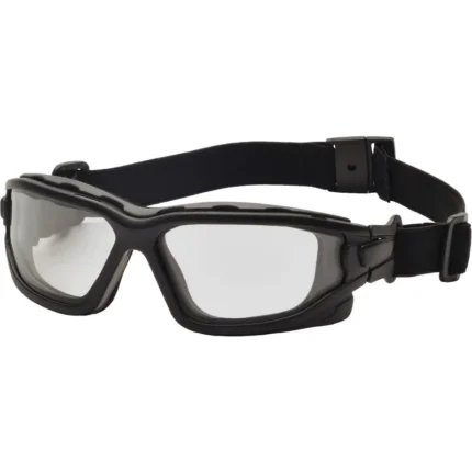 Pyramex SB7010SDNT I-Force® Slim Safety Glasses, Dual Pane Anti-Fog, Clear Lens/Black Frame