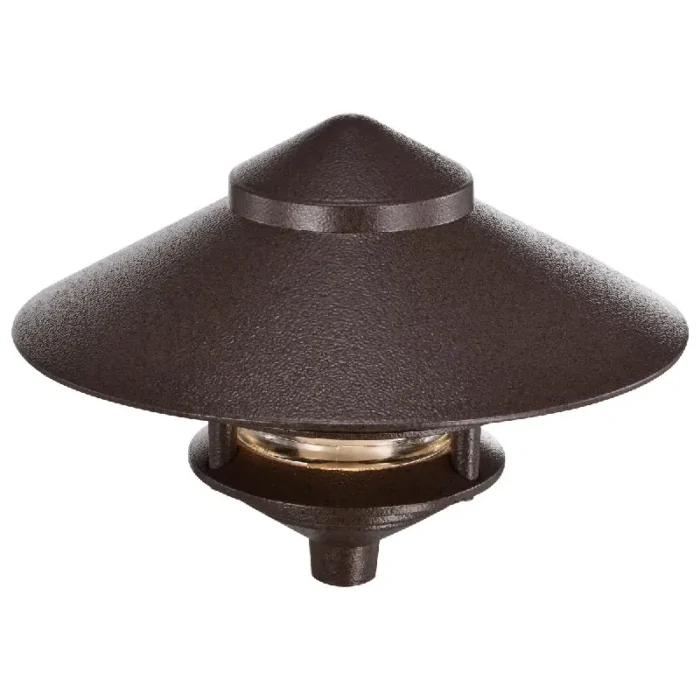 Satco SF76-635 1 Light - 9" Pathway Light - Two Louver - Large Hood - Old Bronze Finish - Image 2